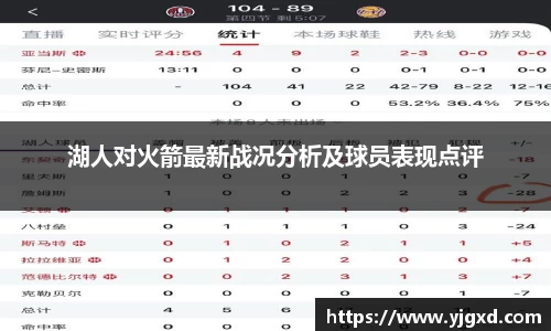 xc体育湖人对火箭最新战况分析及球员表现点评